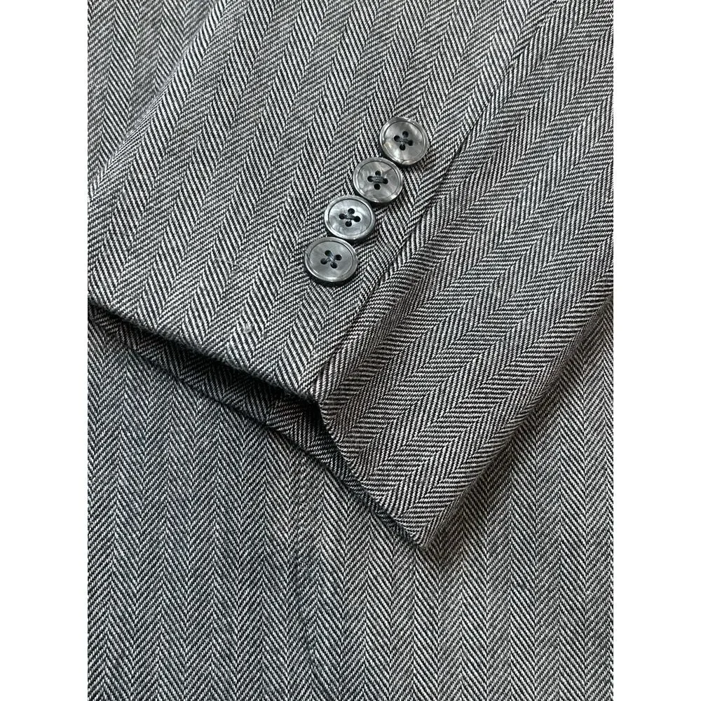 Spada Roma Blazer Sport Coat Mens 56 (US‎ 46) Gray Wool Two Button